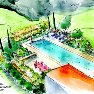 #PROJET EN COURS Mise en scène d'une piscine et ses terrasses avec un développement d'une belle palette végétale. Après la définition des emprises de terrasses, il s'agit de définir les différents ambiances végétales pour les futurs utilisateurs de ce bel espace. Ombre légère ou prononcée des feuillages, floraisons avec travail des camaïeux de couleur et parfums associés, texture et couleur des feuillages, choix de ports, respect du sol et de l'ensoleillement, chaque plante est choisie soigneusement. #paysagisteconcepteur #architectepaysagiste #plandeplantation #palettevégétale #plantation #plantationjardin #piscinevendee #amenagementexterieur #vegetal